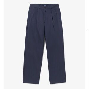 Noah NYC Navy Straight-Leg Chinos